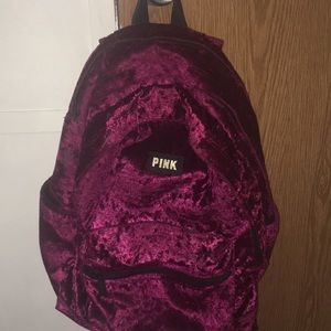 Pink backpack